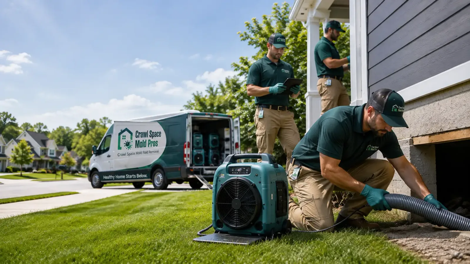 Crawl Space Mold Removal in Clearwater, NE